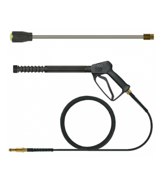 Tuyau Haute Pression 10m Kärcher Compatible - 250 Bar DN6 M22x1,5 Jaune - Remplacement Robuste Pour Nettoyeur