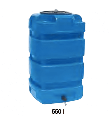 Cuve de stockage d'eau en polyéthylène RS 550 litres