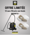 Aspirateur Karcher NT 22/1 Ap L Edition Anniversaire *EU (10 sacs filtrants non tissés offerts)