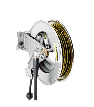 Enrouleur de flexible Karcher automatique inox 20 m pivotant