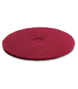 Pads rouges moyennement souples Karcher 356 mm – Lot de 5