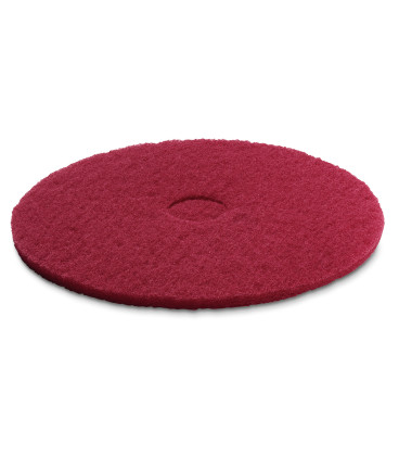 Pads rouges moyennement souples Karcher 356 mm – Lot de 5