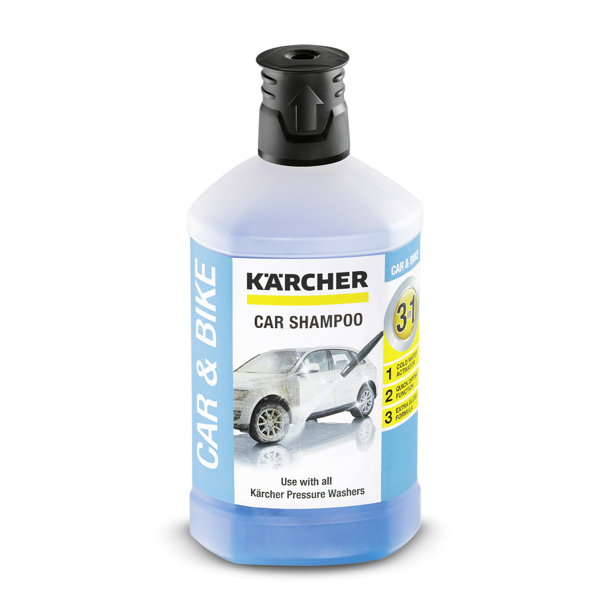 Shampoing auto Karcher 3 en 1: Détergent voiture