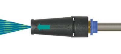 La position 3 de la buse à jet variable permet de passer en basse pression